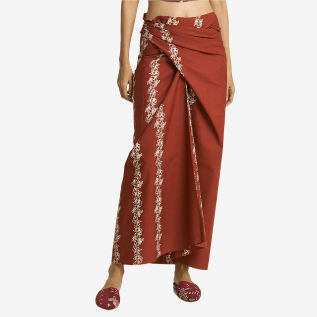"Untaian Bunga" - Wrap Skirt