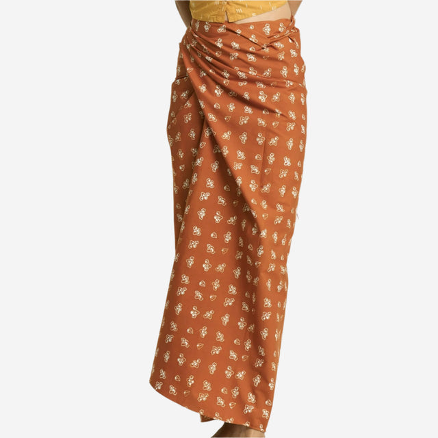 "Bunga Pencar" - Wrap Skirt