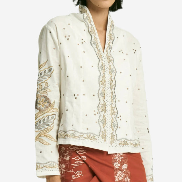 "Bunga Laut" - Embroidered Kebaya