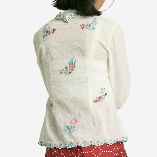 "Sejauh Mata Memandang X Dian Sastrowardoyo" "Tumbuh" - Embroidered Kebaya Kutu Baru