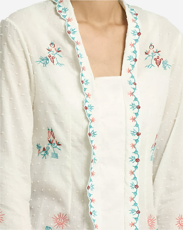 "Sejauh Mata Memandang X Dian Sastrowardoyo" "Tumbuh" - Embroidered Kebaya Kutu Baru