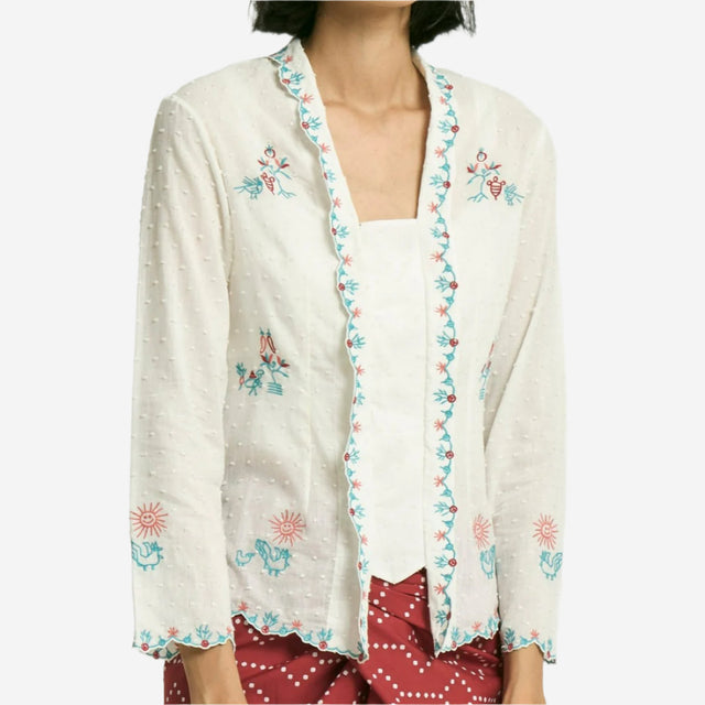 "Sejauh Mata Memandang X Dian Sastrowardoyo" "Tumbuh" - Embroidered Kebaya Kutu Baru