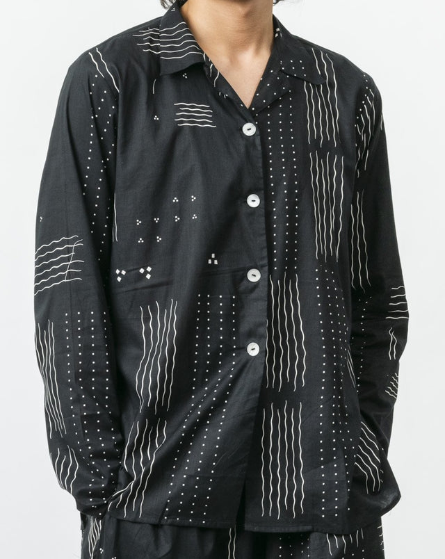 "Ombak Laut" - Man's Tilem Pajama Set