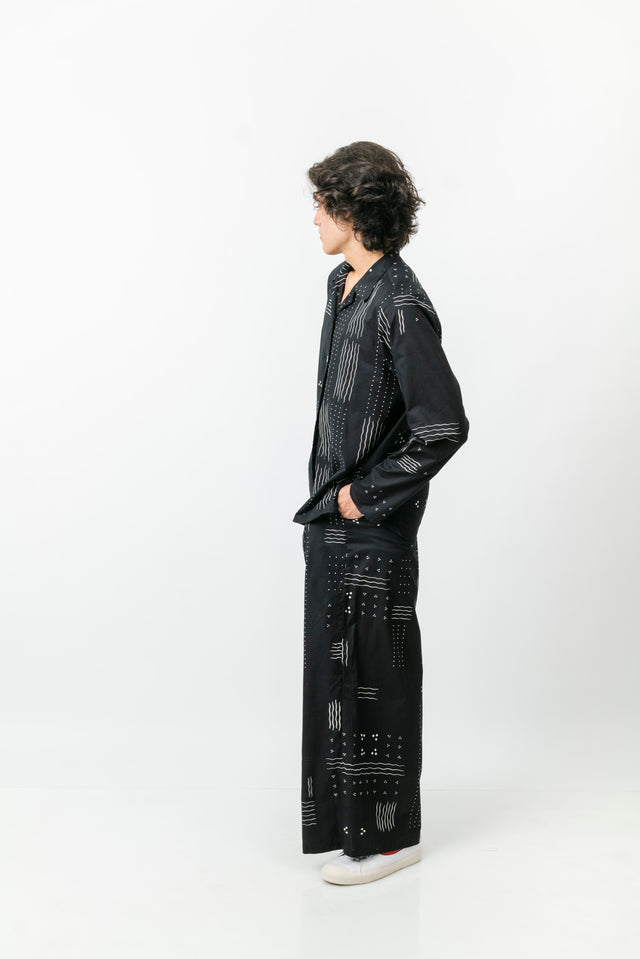 "Ombak Laut" - Man's Tilem Pajama Set