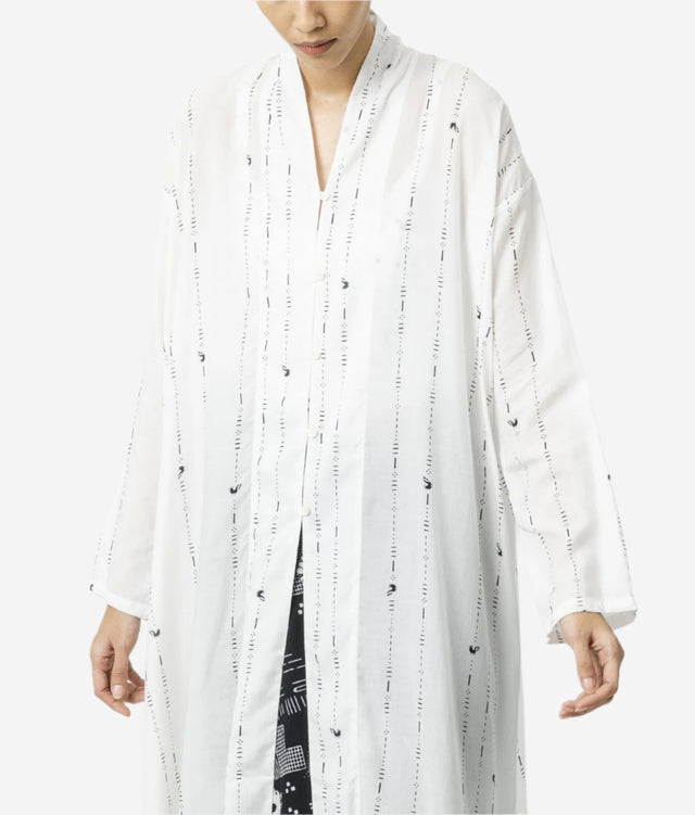 "Ayam-Garis" - Kebaya Panjang