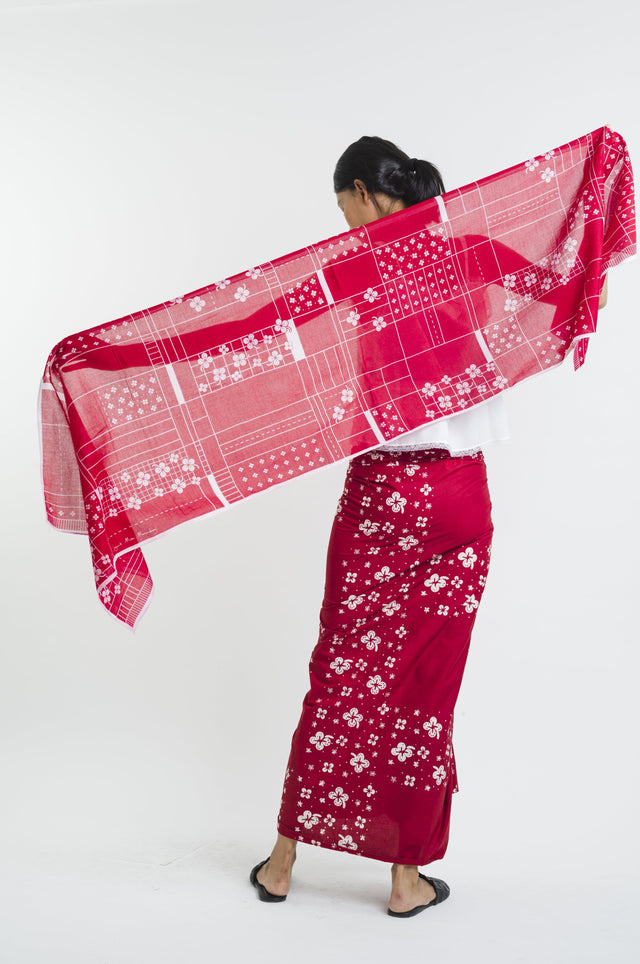"Semanggi Traffic" - Shawl