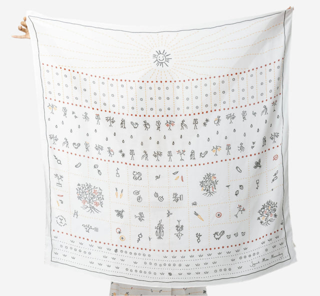 "Sejauh Mata Memandang X Dian Sastrowardoyo" "Tumbuh" Matahari - Scarf