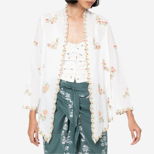 "Sejauh Mata Memandang X Dian Sastrowardoyo" "Tumbuh" - Embroidered Kebaya Encim