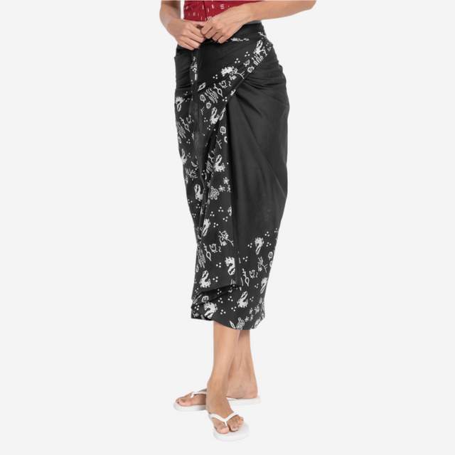 "Sejauh Mata Memandang X Dian Sastrowardoyo" "Tumbuh" - Wrap Skirt