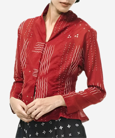 "Ombak Laut" - Kebaya Pendek