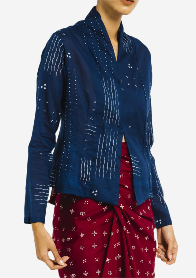 "Ombak Laut" - Kebaya Pendek