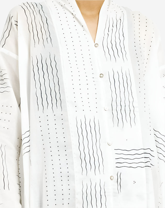 "Ombak Laut" - Kebaya Panjang