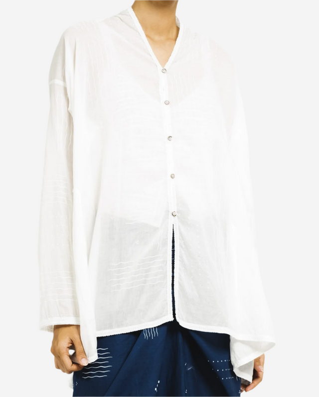 "Ombak Laut" - Kebaya Pendek See-Through