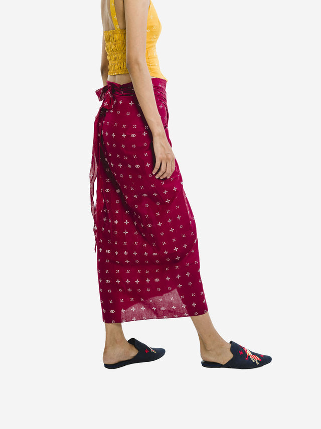 "Wiji" - Wrap Skirt