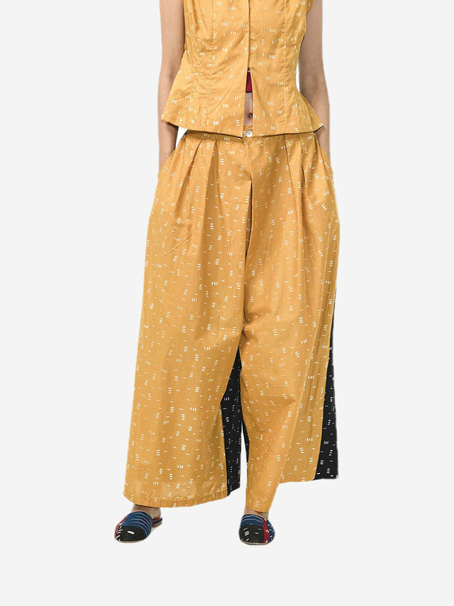 "Bambu" - Two Buttons Maxi Pants