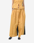 "Bambu" - Two Buttons Maxi Pants