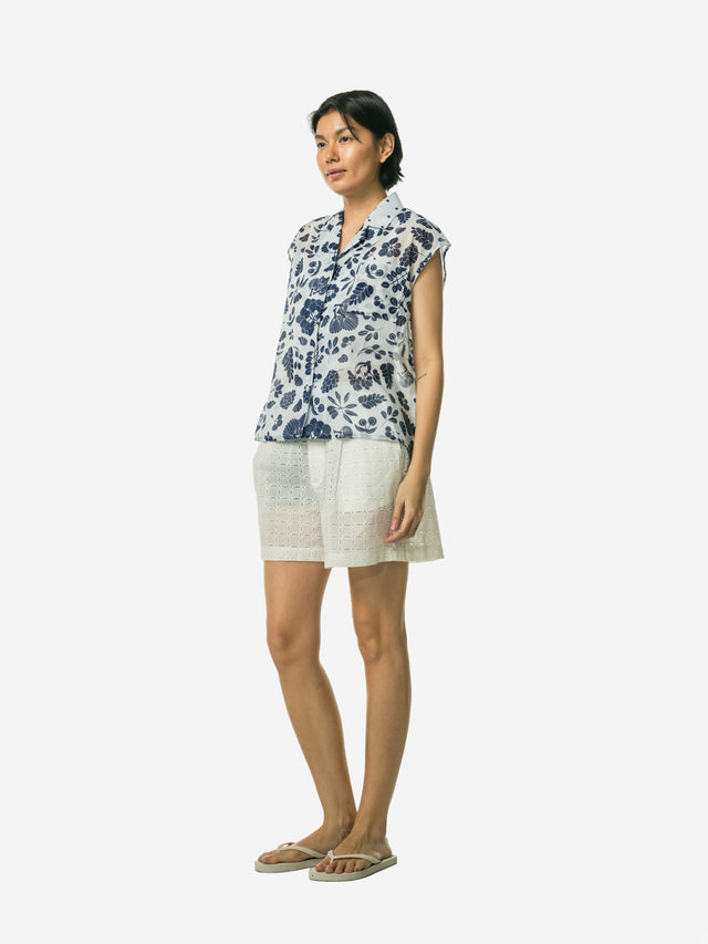 "Flora" - Padma Sleveless Shirt