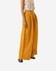 "Bambu" - Two Buttons Maxi Pants