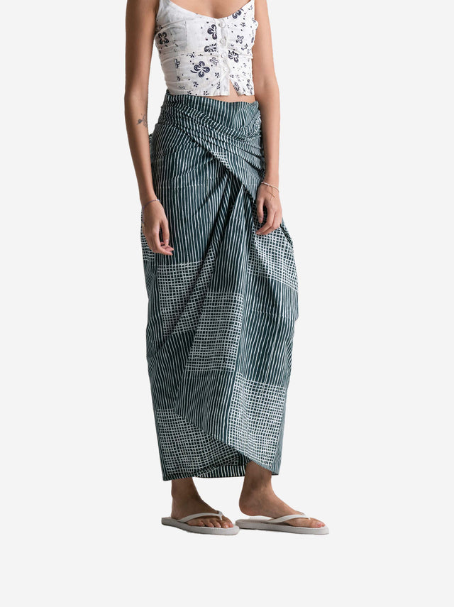 "Lapis" - Wrap Skirt