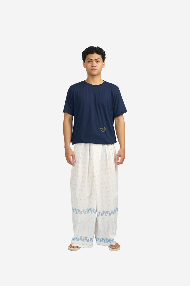 ”Mosaik” - Two Buttons Maxi Pants