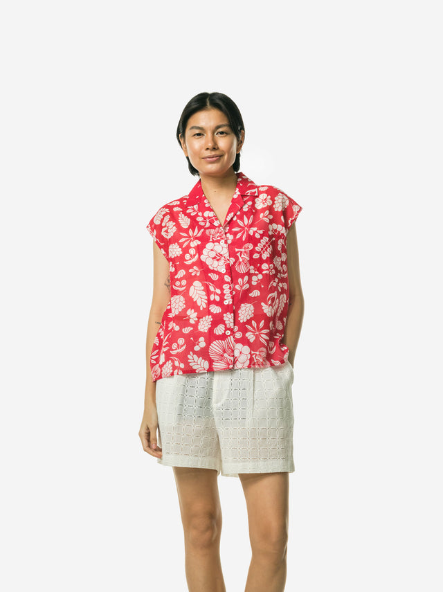 "Flora" - Padma Sleveless Shirt