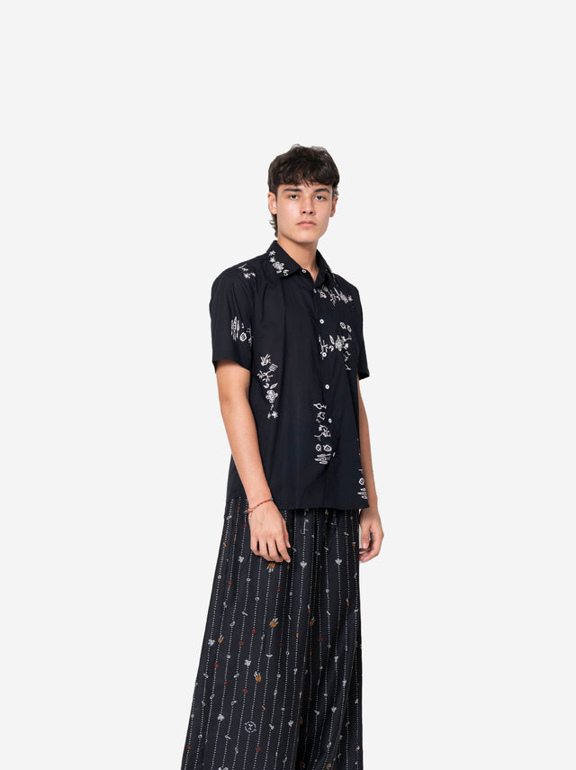 "Sejauh Mata Memandang X Dian Sastrowardoyo" "Tumbuh" Acak - Short Sleeve Shirt