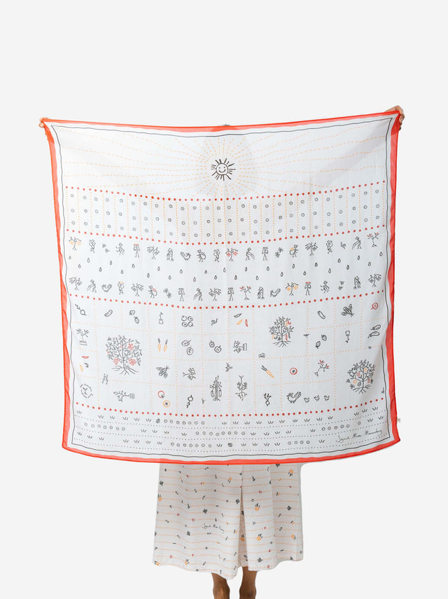 "Sejauh Mata Memandang X Dian Sastrowardoyo" "Tumbuh" Matahari - Scarf