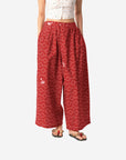 "Nitik Ayam" - Two Buttons Maxi Pants