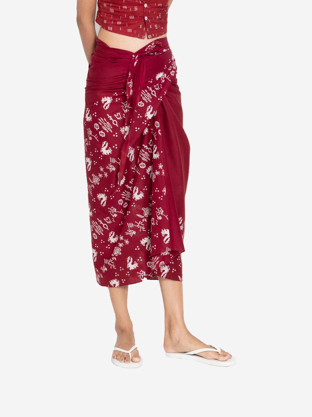 "Sejauh Mata Memandang X Dian Sastrowardoyo" "Tumbuh" - Wrap Skirt