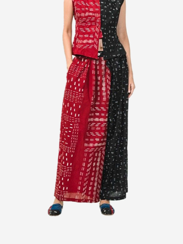 "Bambu" - Two Buttons Maxi Pants