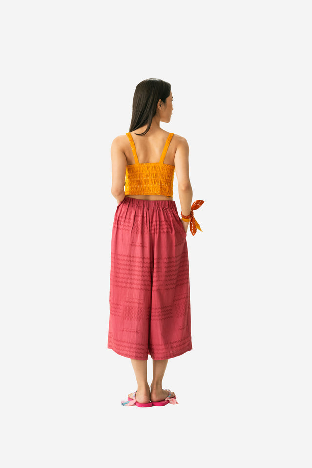 "Puspa" - Two Buttons Midi Pants