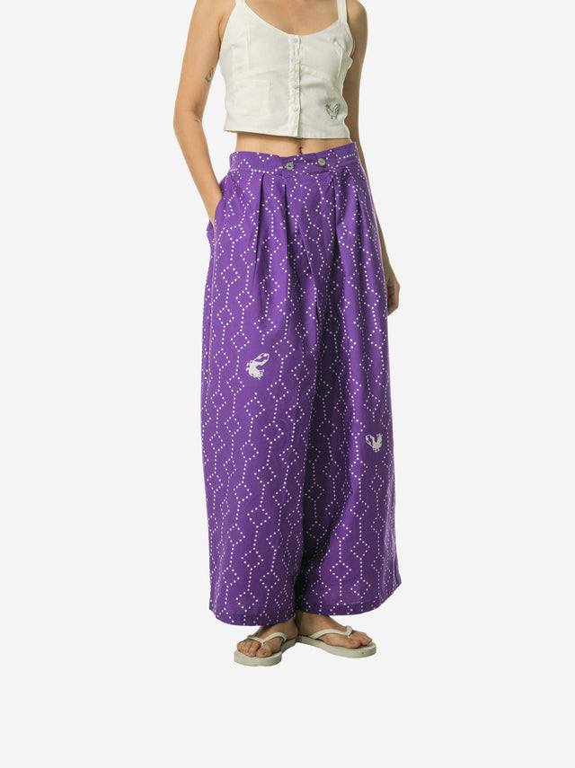 "Nitik Ayam" - Two Buttons Maxi Pants