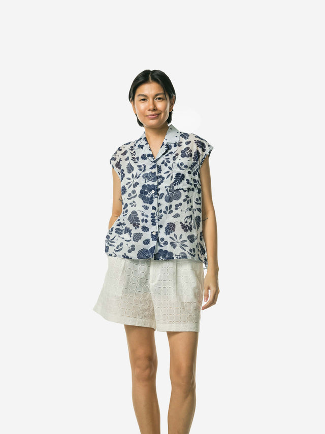 "Flora" - Padma Sleveless Shirt