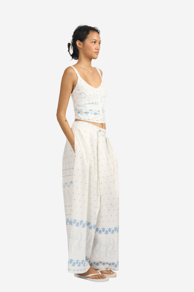 ”Mosaik” - Two Buttons Maxi Pants