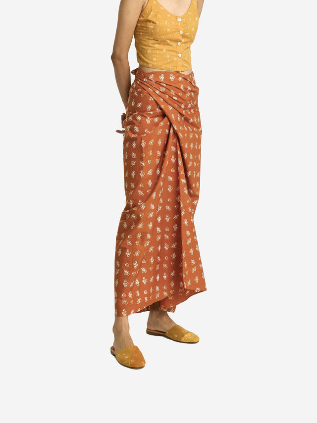 "Bunga Pencar" - Wrap Skirt