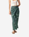 "Tumbuh" Acak - Wrap Skirt