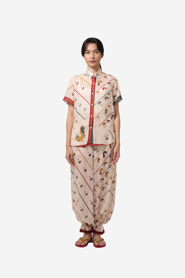 "Ayam" - Woman's Short Sleeve Shirt