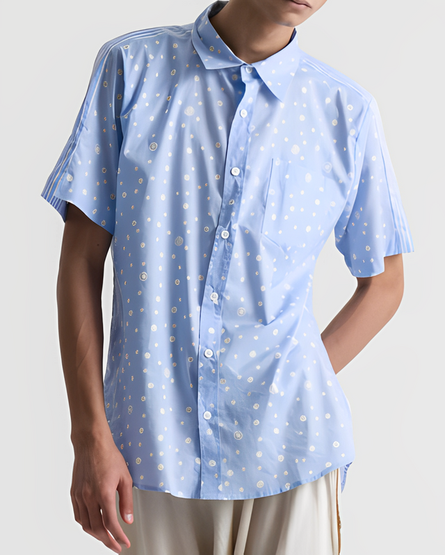 "Lapis Onde" - Short Sleeve Shirt