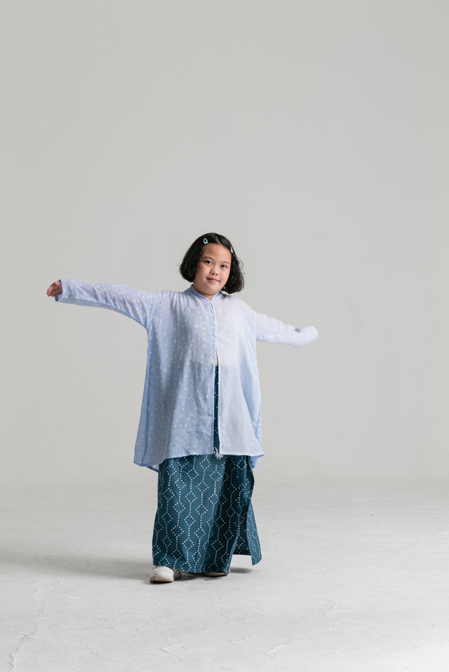 "Nitik Ayam" - Kids Sarong Skirt