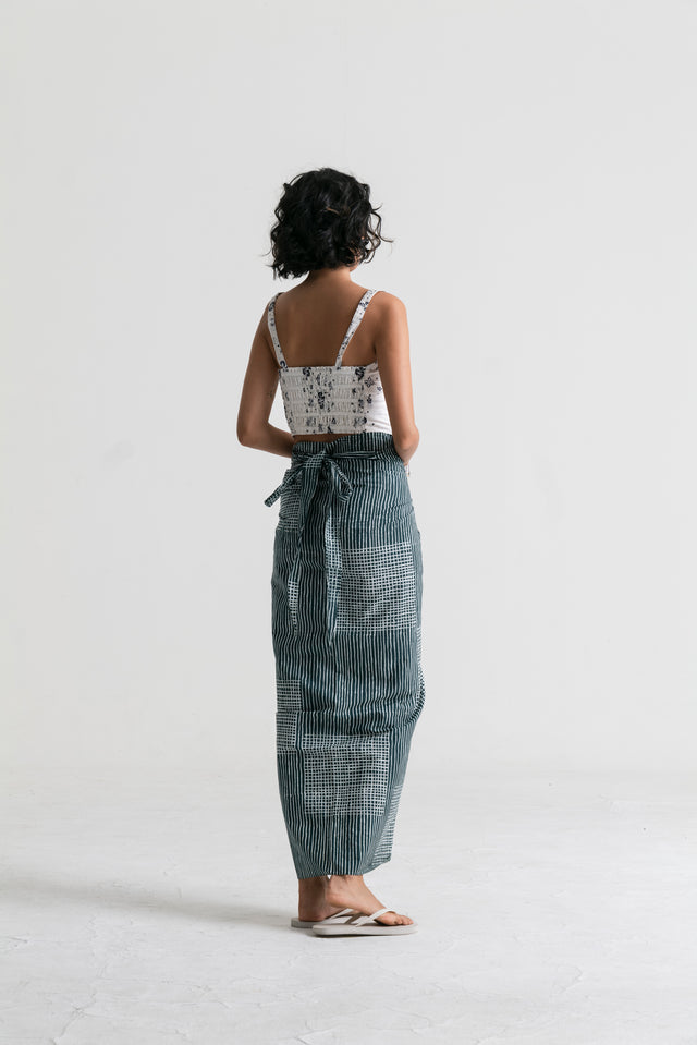 "Lapis" - Wrap Skirt