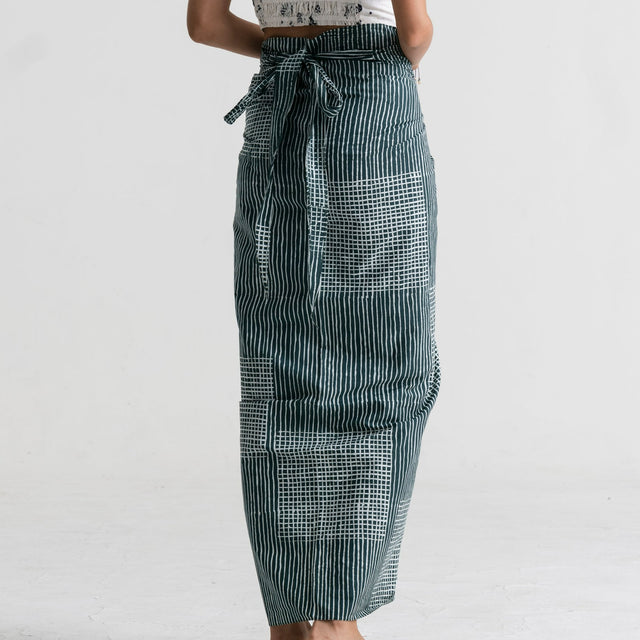 "Lapis" - Wrap Skirt