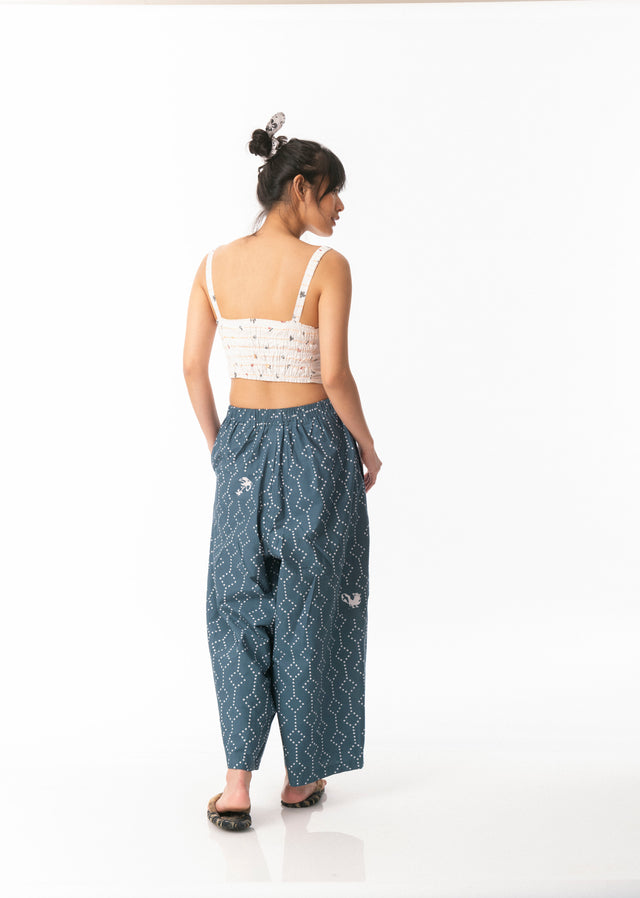 "Nitik Ayam" - Two Buttons Maxi Pants