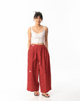 "Nitik Ayam" - Two Buttons Maxi Pants