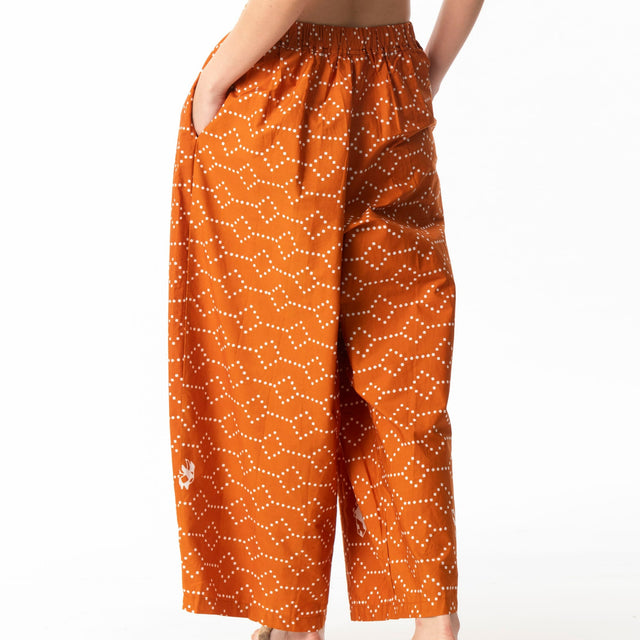 "Nitik Ayam" - Two Buttons Maxi Pants