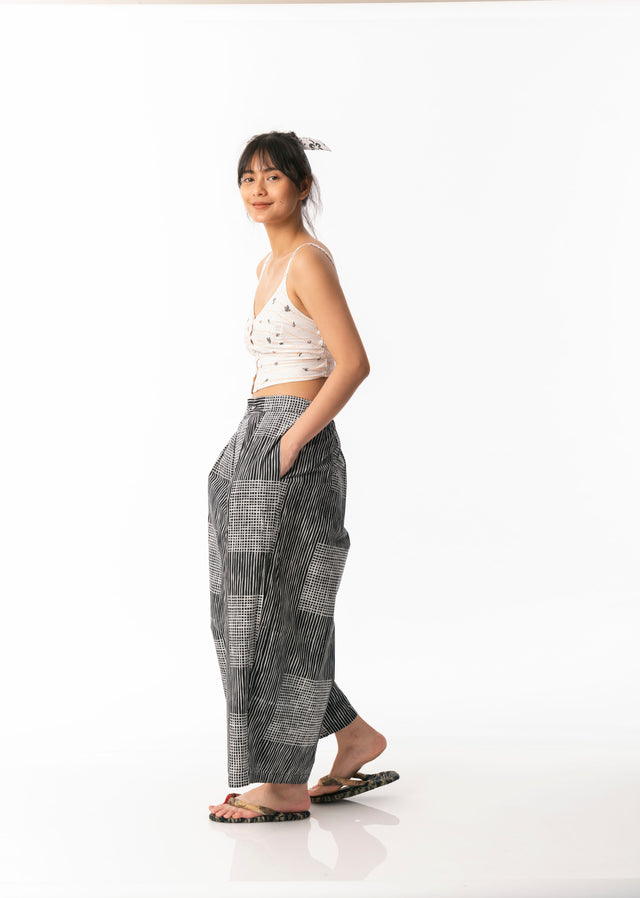 "Lapis" - Two Buttons Maxi Pants