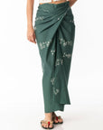 "Tumbuh" Acak - Wrap Skirt