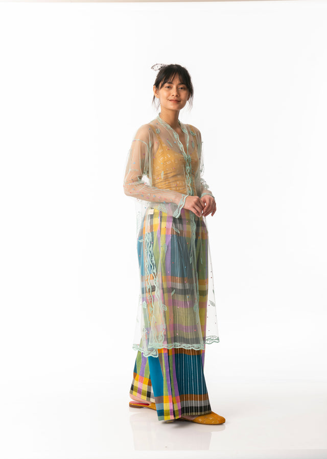 "Bunga Laut" - Kebaya Panjang Tulle