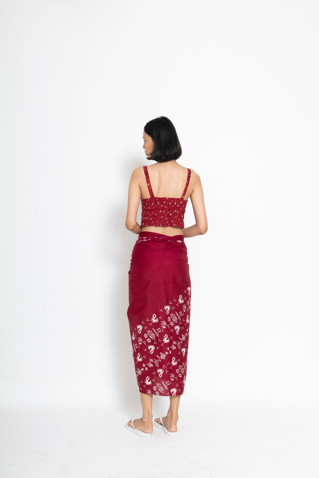 "Tumbuh" Pagi Sore - Wrap Skirt