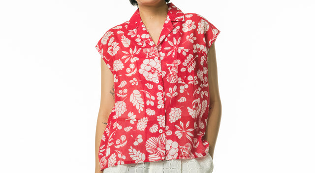 "Flora" - Padma Sleveless Shirt