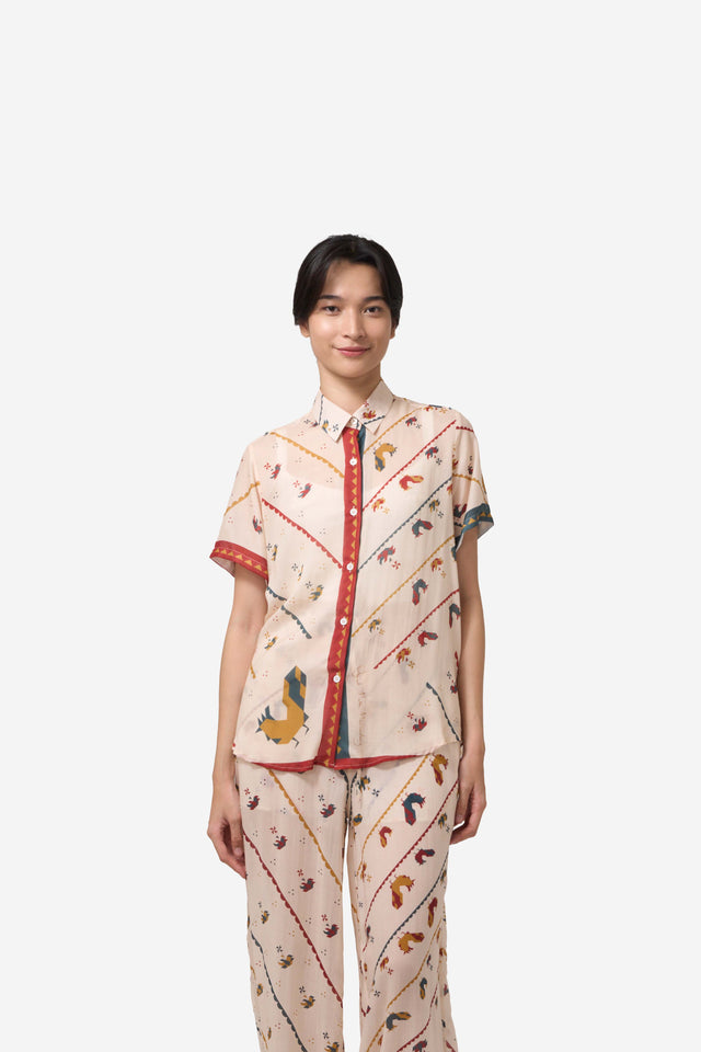"Ayam" - Woman's Short Sleeve Shirt
